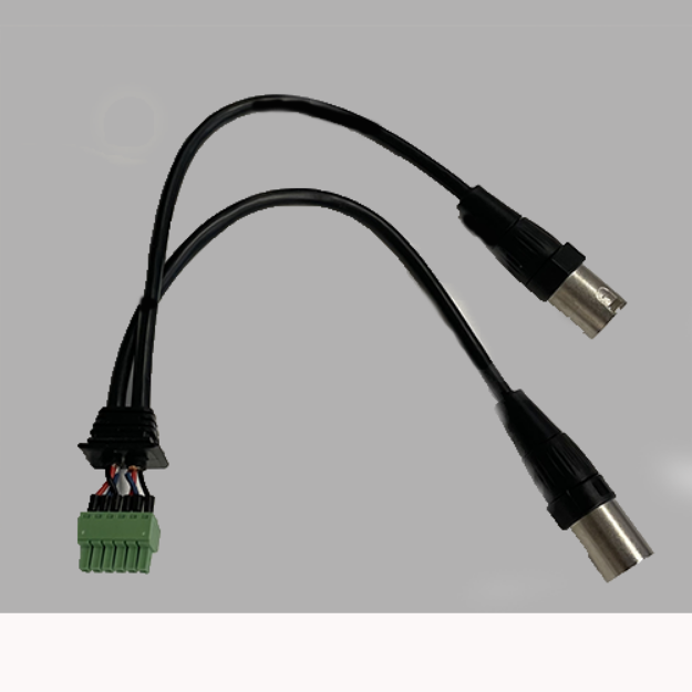 Picture of AU-X2OPRO-2XM | 2 XLR male pre-terminated cable for AU-X2OPRO-DA